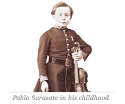 Pablo Sarasate en su infancia