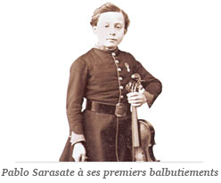 Pablo Sarasate en su infancia