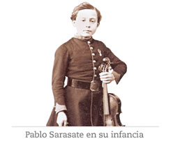 Pablo Sarasate en su infancia